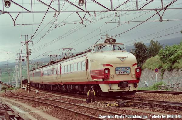 日本国有鉄道 信越本線 クハ489 （1983年撮影）