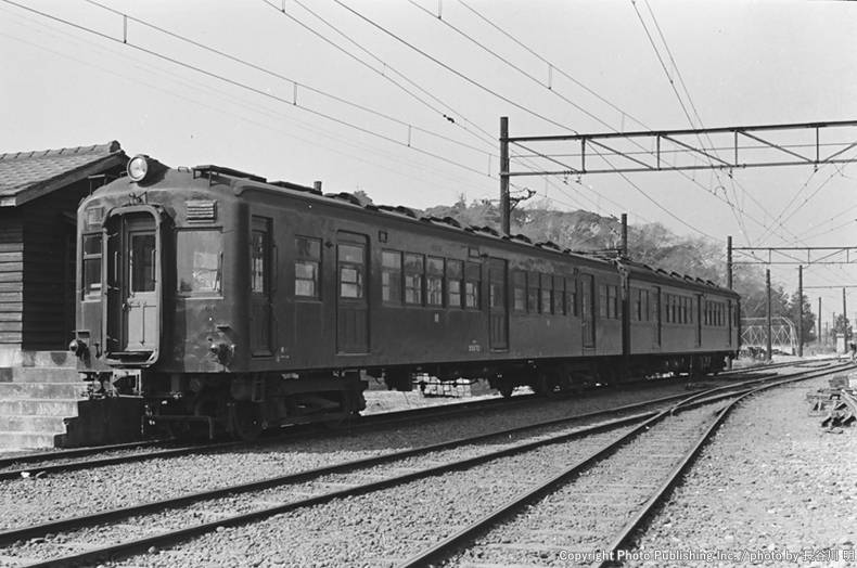 日本国有鉄道 常磐線 クハ55073 （1954年2月24日撮影）