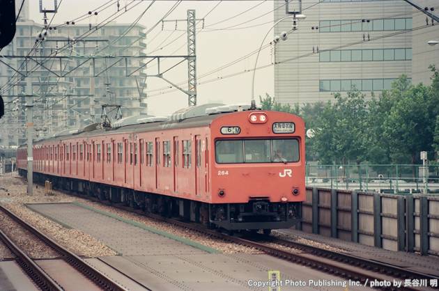 西日本旅客鉄道 大阪環状線 クハ103 （1995年9月10日撮影）