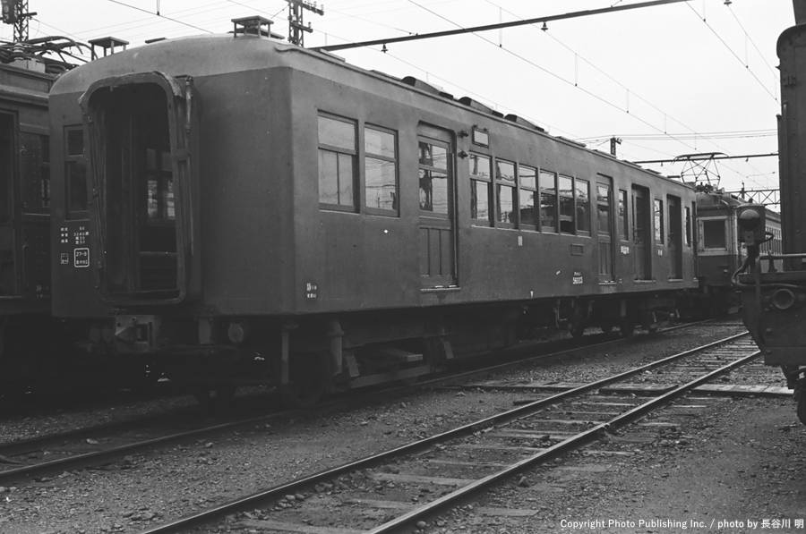 日本国有鉄道 飯田線 クハユニ56003 （1953年9月撮影）