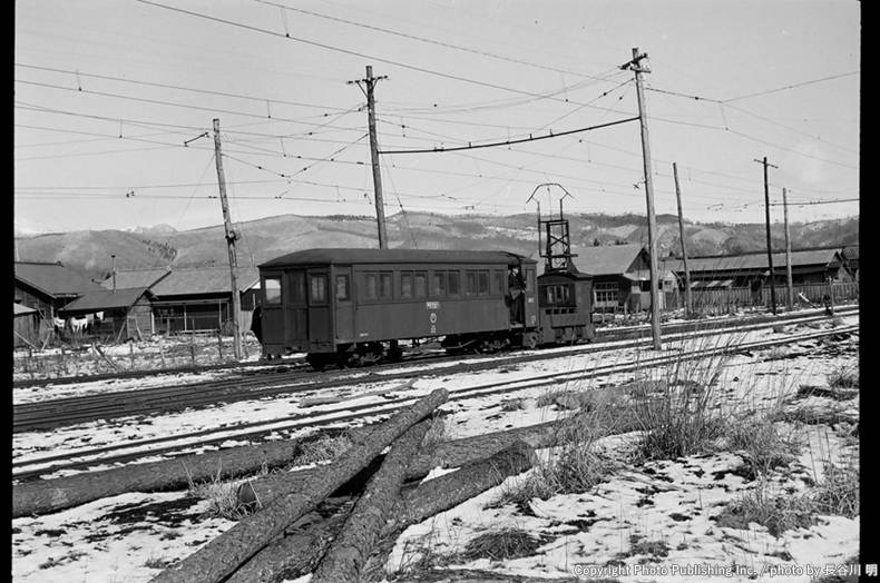 草軽電気鉄道 草軽電気鉄道線 デキ12 （1960年3月27日撮影）