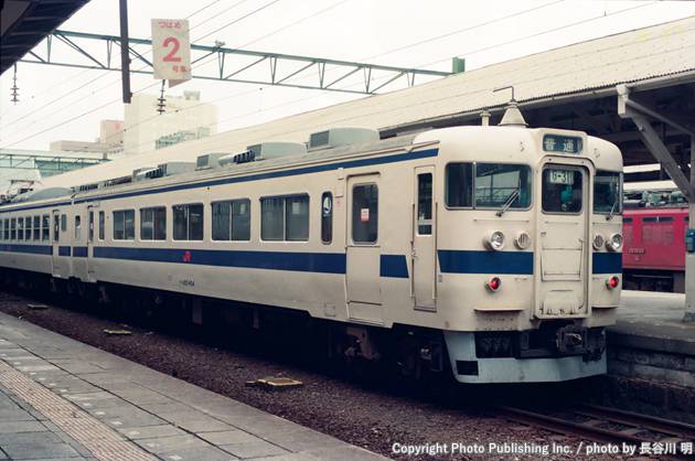 九州旅客鉄道 鹿児島本線 クハ455 （1992年9月5日撮影）
