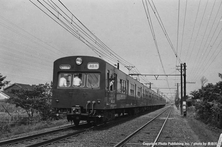日本国有鉄道 総武本線（総武緩行線） クハ79 （1957年8月撮影）