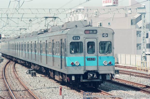 帝都高速度交通営団 営団東西線 5828 （1998年7月29日撮影）