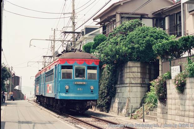 江ノ島電鉄 江ノ島電鉄線 351 （1992年7月25日撮影）