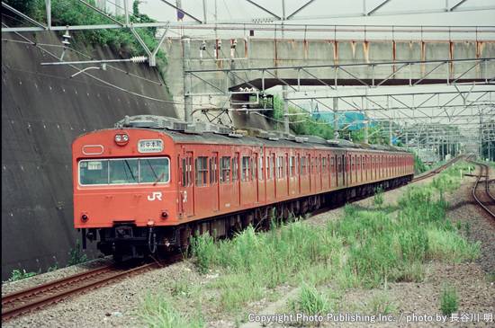 東日本旅客鉄道 武蔵野線 クモハ103 （2000年7月29日撮影）