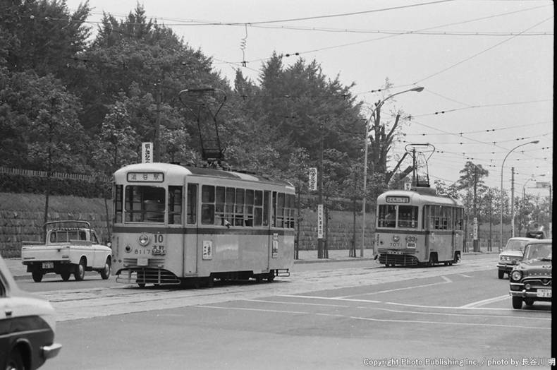 東京都交通局 都電信濃町線 8117 （1967年8月18日撮影）