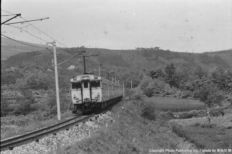 日本国有鉄道 信越本線 キハ58 （1963年5月19日撮影）