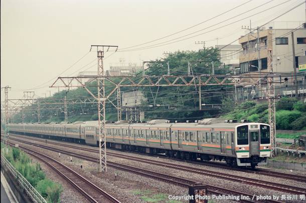 東日本旅客鉄道 東海道本線 クハ210 （1997年8月23日撮影）