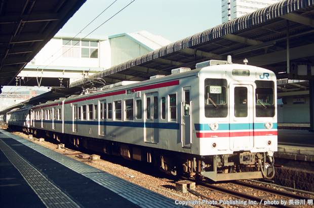 西日本旅客鉄道 山陽本線 クモハ105 （2000年11月23日撮影）