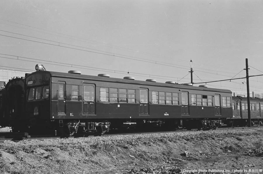 日本国有鉄道 総武本線 クハ79376 （1954年12月17日撮影）