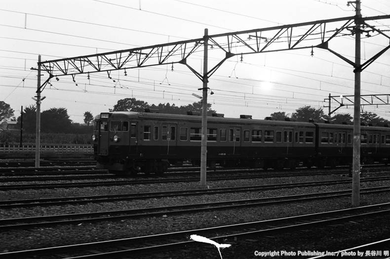 日本国有鉄道 高崎線 クハ115 （1963年9月29日撮影）