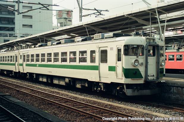 東日本旅客鉄道 常磐線 クモハ455 （1990年3月17日撮影）