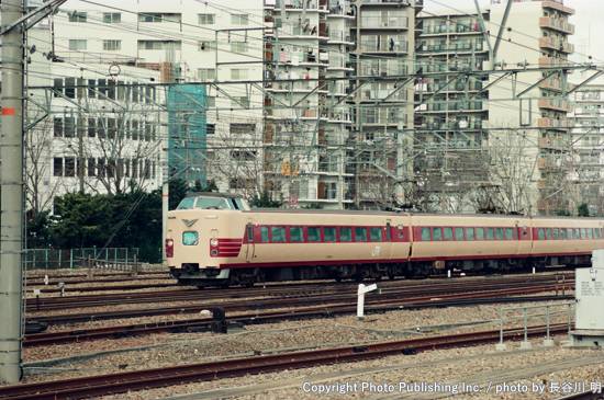 西日本旅客鉄道 東海道本線 クハ381 （1994年1月15日撮影）