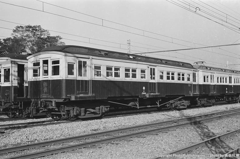 西武鉄道 池袋線 サハ2004 （1953年11月撮影）