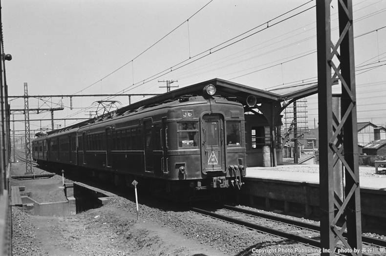 日本国有鉄道 東海道本線 モハ51047 （1954年4月10日撮影）