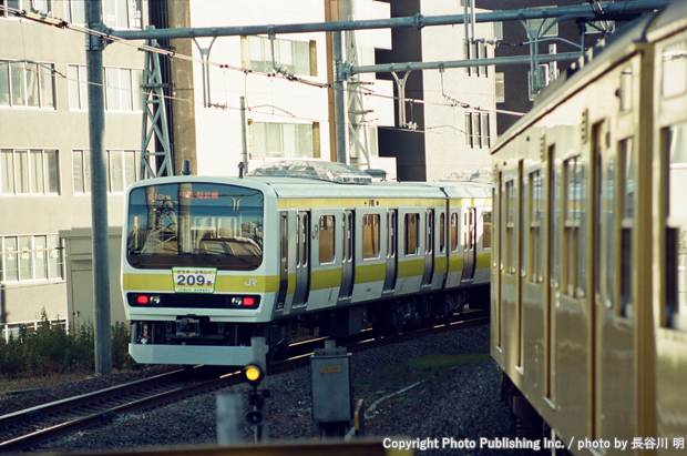 東日本旅客鉄道 総武本線 クハ208 （1999年1月4日撮影）