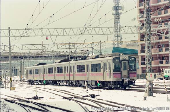 東日本旅客鉄道 奥羽本線 クモハ701 （1997年3月2日撮影）