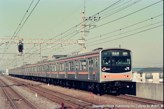 東日本旅客鉄道 武蔵野線 クハ205 （1997年1月18日撮影）