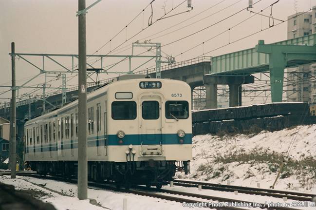 東武鉄道 亀戸線 8573 （1990年2月3日撮影）
